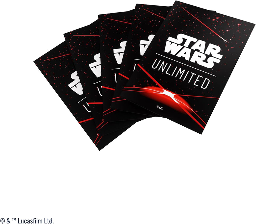 Gamegenic Star Wars Unlimited Double Sleeving Pack - Space Red Trading Card Accessories (GGS15036ML)