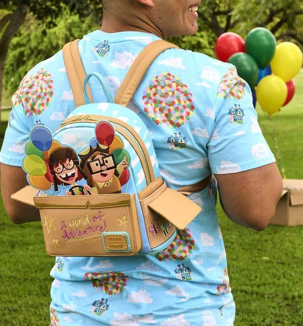 Loungefly Backpacks Pixar Up 15th Anniversary Spirit Of Adventure Mini Backpack