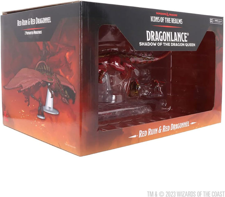 WizKids D&amp;D Icons of The Realms: Dragonlance – Red Ruin &amp; Red Dragonnel (Set 25)
