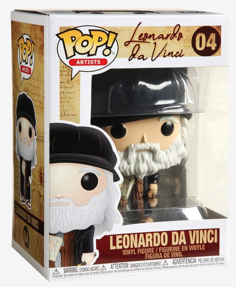 Funko Pop! Artists - Leonardo DaVinci Vinyl Figure (45251)