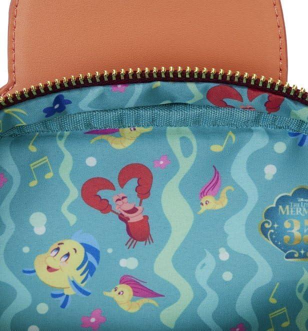 Loungefly Disney The Little Mermaid Sebastian Crossbody Bag (LF-WDTB2987)