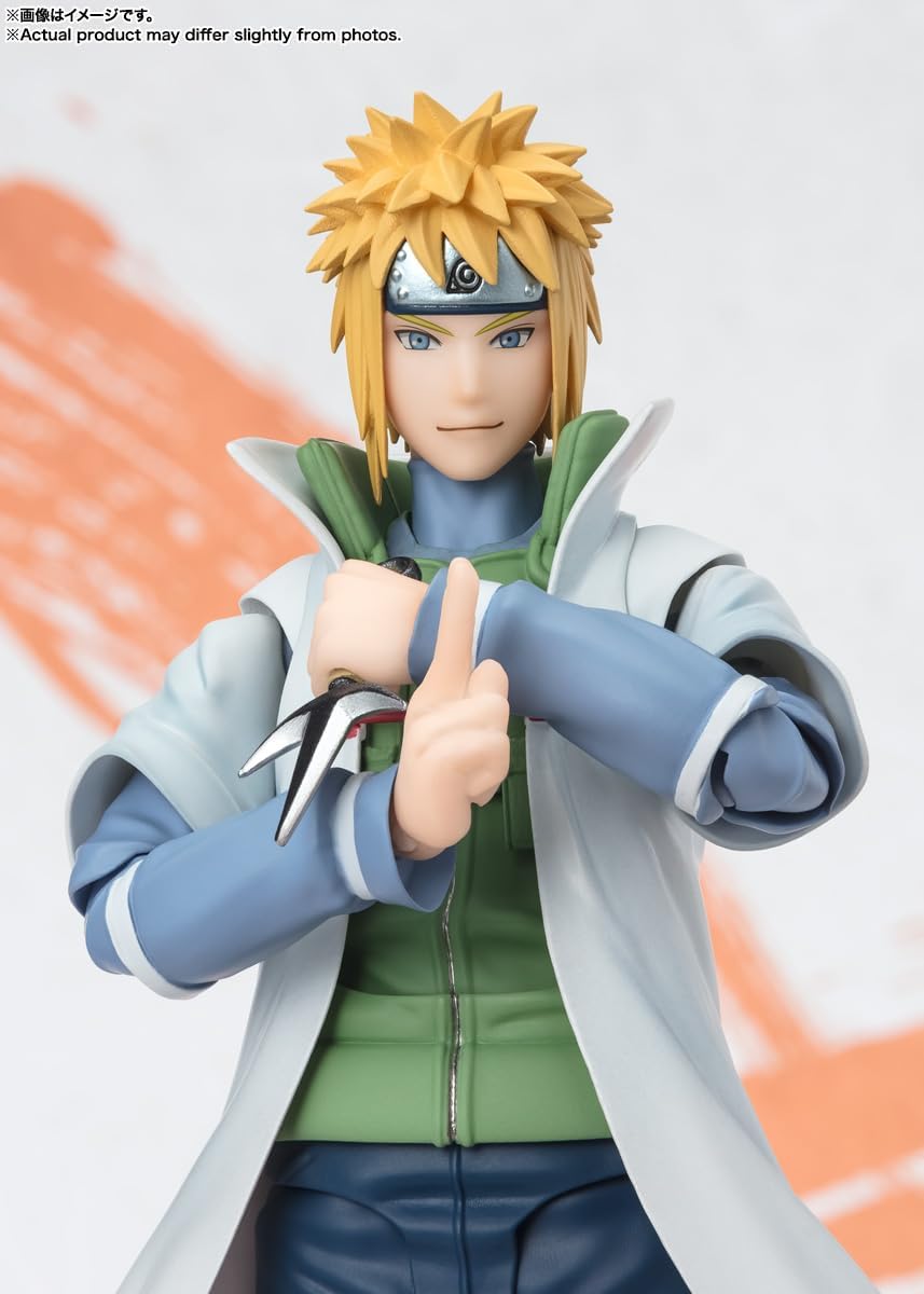 TAMASHII NATIONS Naruto Minato Namikaze NARUTOP99 Edition Action Figure - S.H.Figuarts Collectible