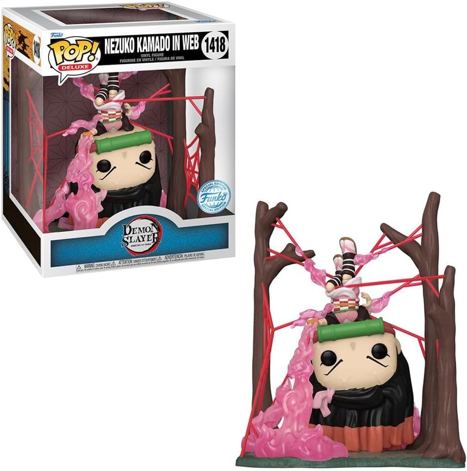 Funko Pop! Deluxe Demon Slayer: Kimetsu no Yaiba - Nezuko Kamado Vinyl Figure (BoxLunch Exclusive Glow in the Dark)