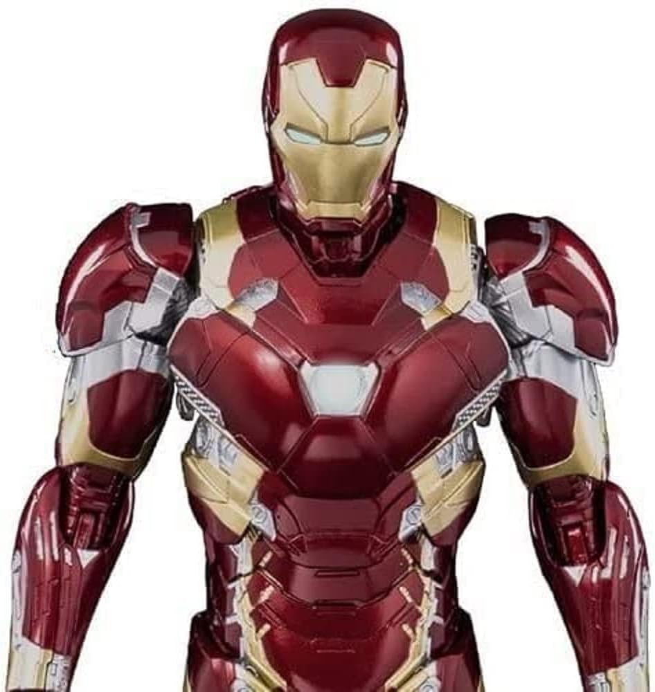 ThreeZero Marvel Infinity Saga Iron Man Mark 46 Deluxe 1/12 Scale Action Figure - Licensed Collectible for Ages 15+