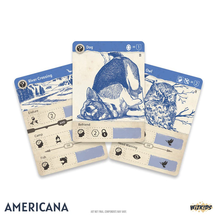 Trail Story: America - WizKids Board Game for Strategy and Adventure Enthusiasts