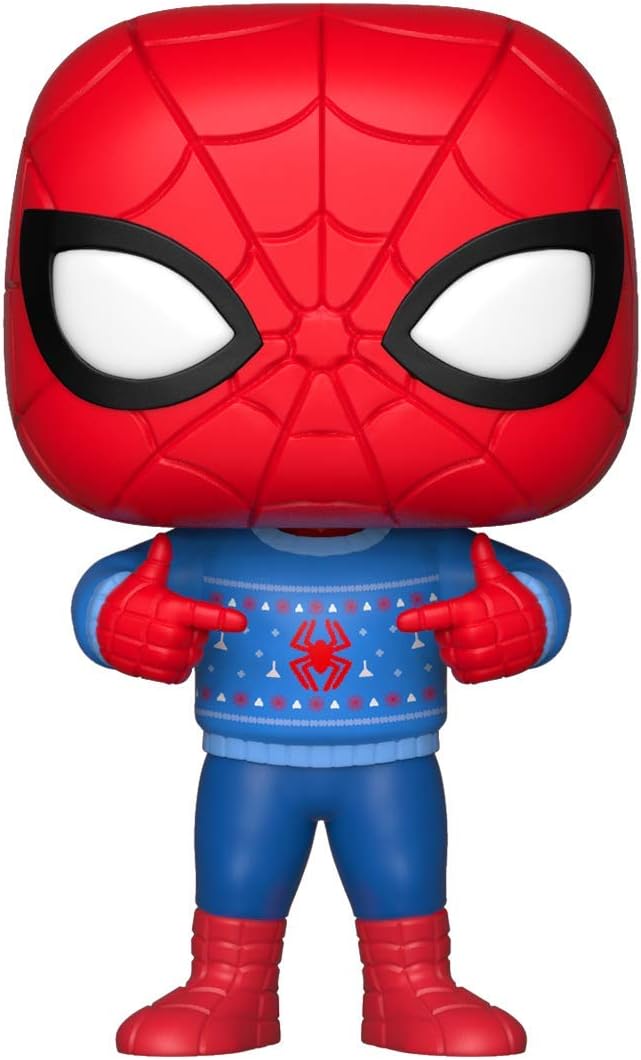 Funko Pop! Marvel - Holiday Spider-Man w/ Ugly Sweater Vinyl Figure (33983)