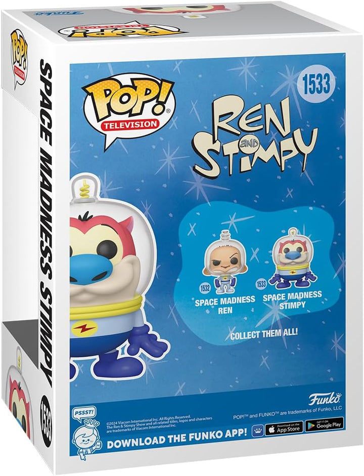 Funko POP! TV: Nick Rewind - Stimpy - (Space Suit) - Nickelodeon Slime - Collect