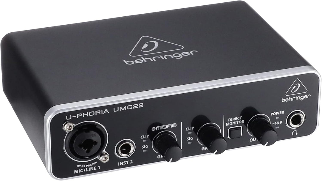 Behringer - U-PHORIA UMC22 Audio Interface (UMC22)