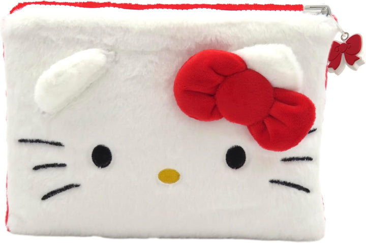 CYP BRANDS Hello Kitty & Kuromi Reversible Toiletry Bag and Plush Toy (NC37-01HK)