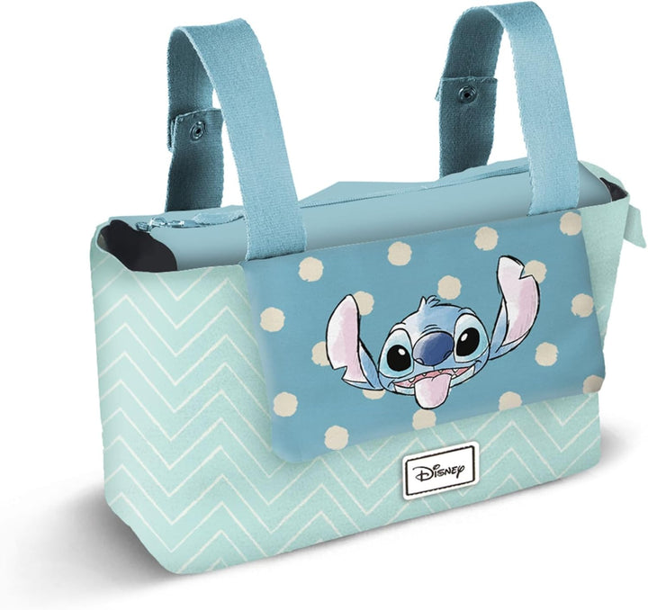 Disney Lilo and Stitch Lovely-Hamper Mommy Baby Stroller Organizer Bag (05929)