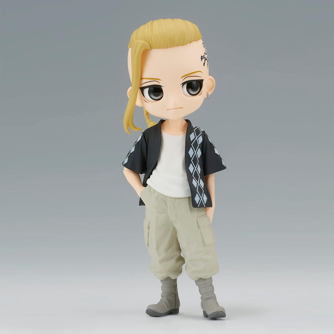 Banpresto Q Posket Tokyo Revengers - Ken Ryuguji (Draken) Plain Clothes Ver. A Vinyl Figure (BP18024)