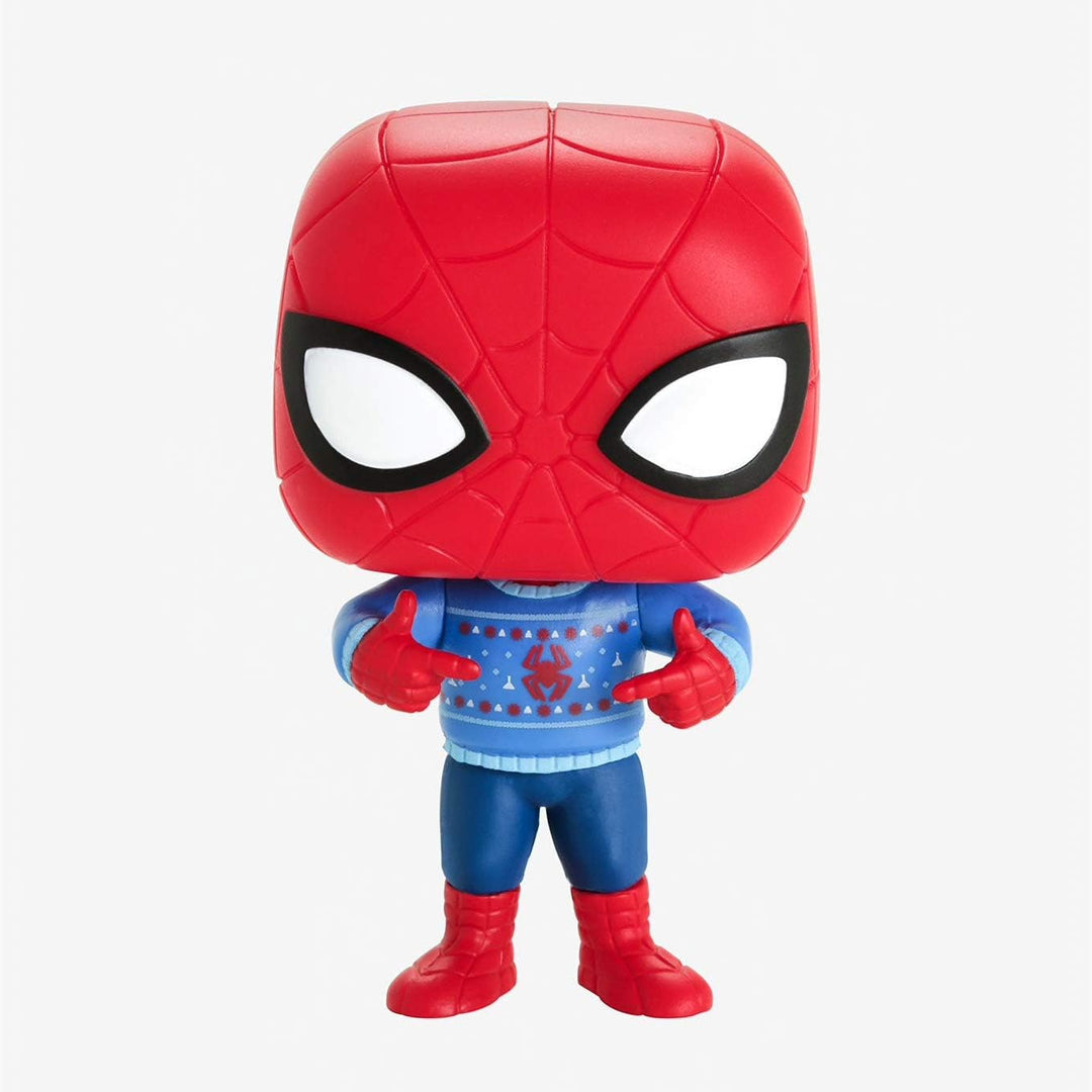 Funko Pop! Marvel - Holiday Spider-Man w/ Ugly Sweater Vinyl Figure (33983)