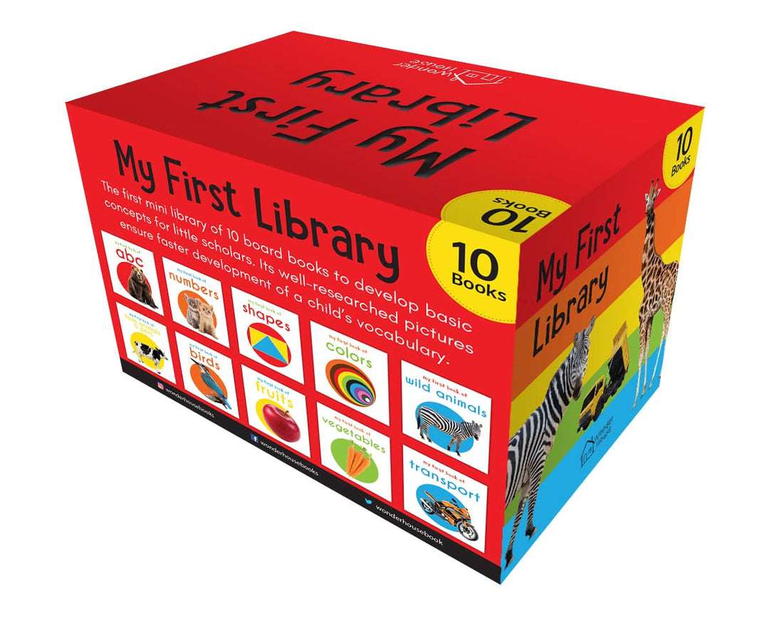 My First Library: Boxset of 10 Board Books for Kids - ABIS_BOOK (Board Book, Box Set Edition)