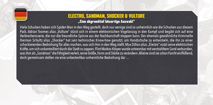 Atomic Mass Games Marvel Crisis Protocol Character Pack: Electro, Sandman, Shocker & Vulture (FFGCP156)