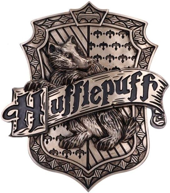 Nemesis Now Officially Licensed Harry Potter Hufflepuff Wall Plaque, Bronze, 20.