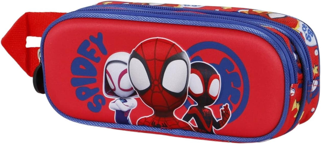 KARACTERMANIA Spiderman 3D Double Compartment Pencil Case (04708)