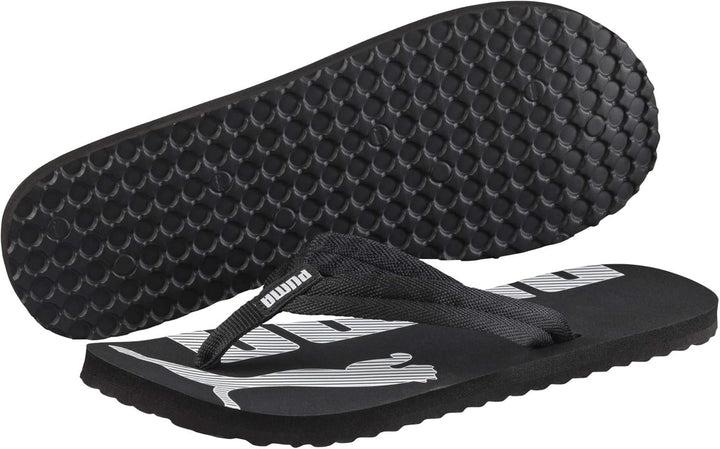 PUMA Unisex Adult Epic Flip V2 Flip-Flop, Black Black White, 9 UK