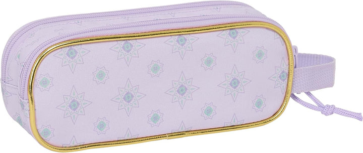 SAFTA WISH Double Pencil Case for Kids, Children's Pencil Case, Ideal for School Supplies (M513)