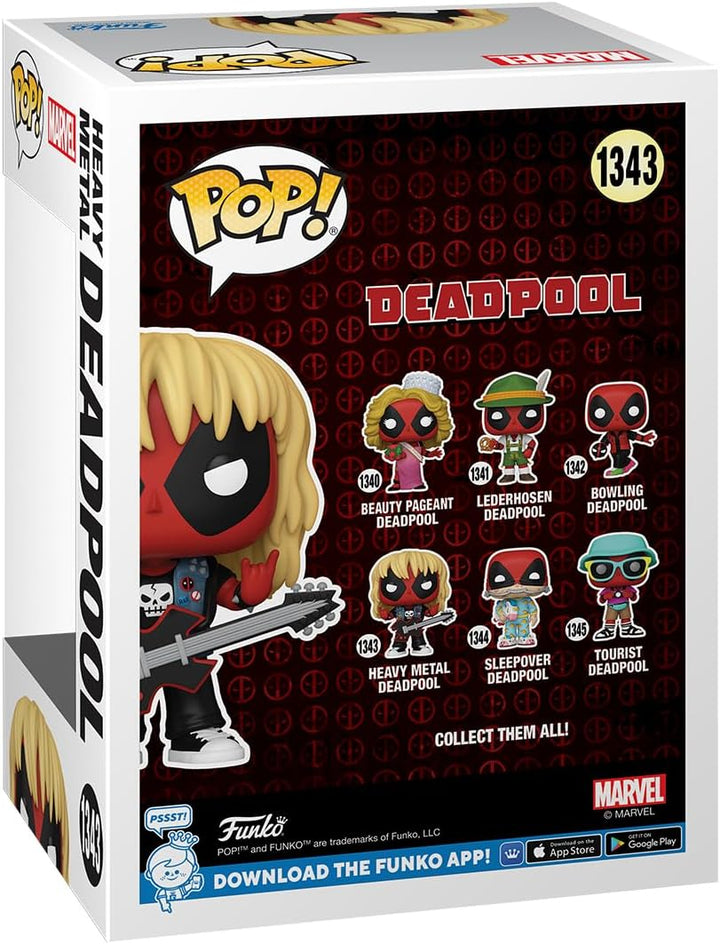 Funko Pop! Marvel: Deadpool - Heavy Metal Band Member Band - Collectable Vinyl F