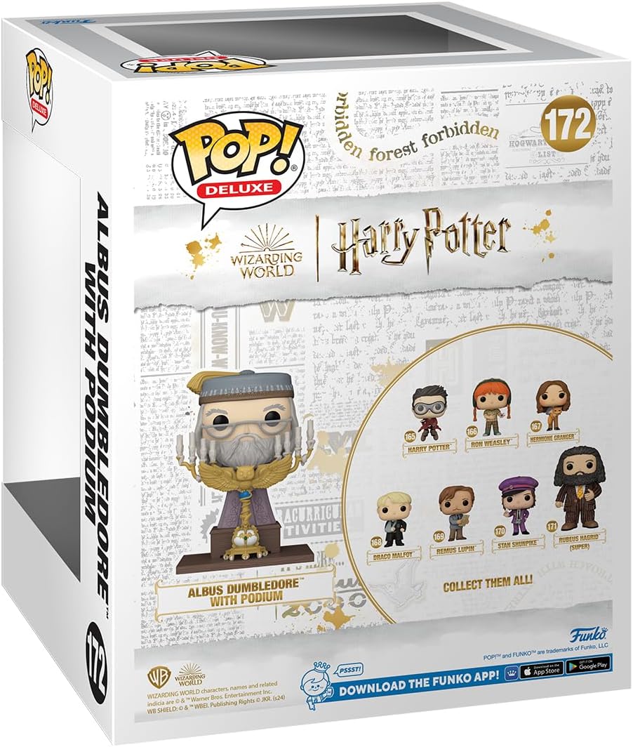 Funko POP! Deluxe: Harry Potter Prisoner Of Azkaban - Albus Dumbledore With Podi