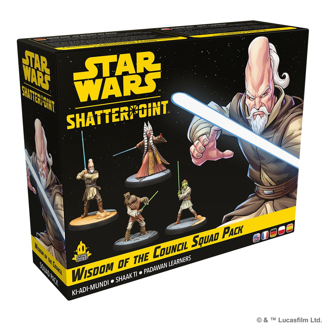 Atomic Mass Games Star Wars Shatterpoint Wisdom of the Council Squad Pack Expansion (FFGSWP50)