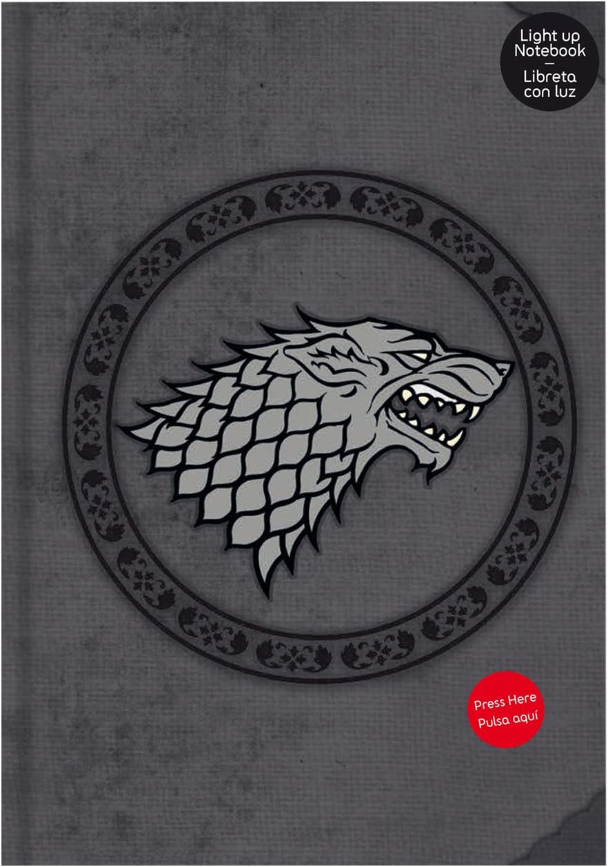 Game of Thrones Stark Light Up Notebook - SD Toys (Notebook, A5 Size)