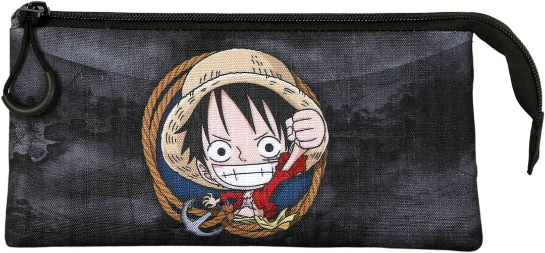 One Piece Triple Compartment Pencil Case (06370)