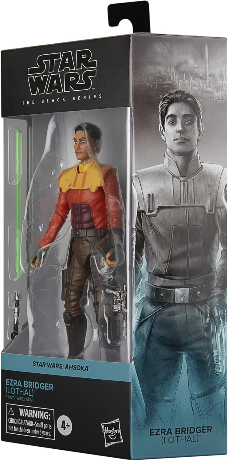 Hasbro Star Wars The Black Series Star Wars: Ahsoka - Ezra Bridger (Lothal) 6-Inch Action Figure (F7029)