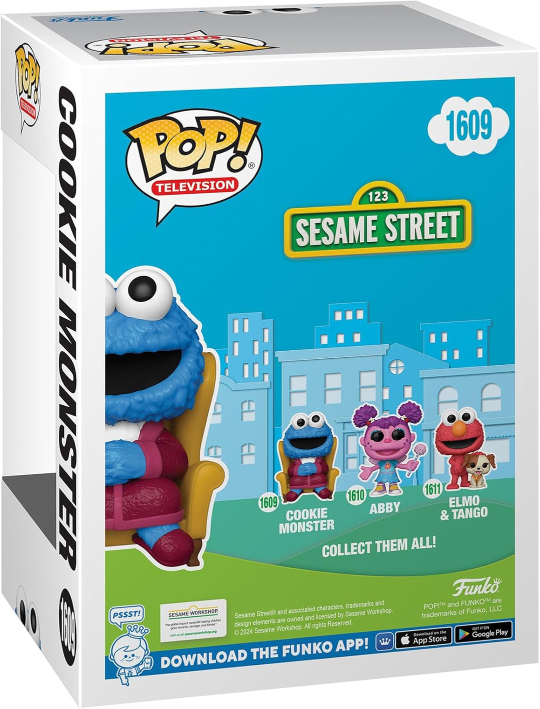 Funko Pop! TV - Sesame Street Cookie Monster Vinyl Figure (80142)