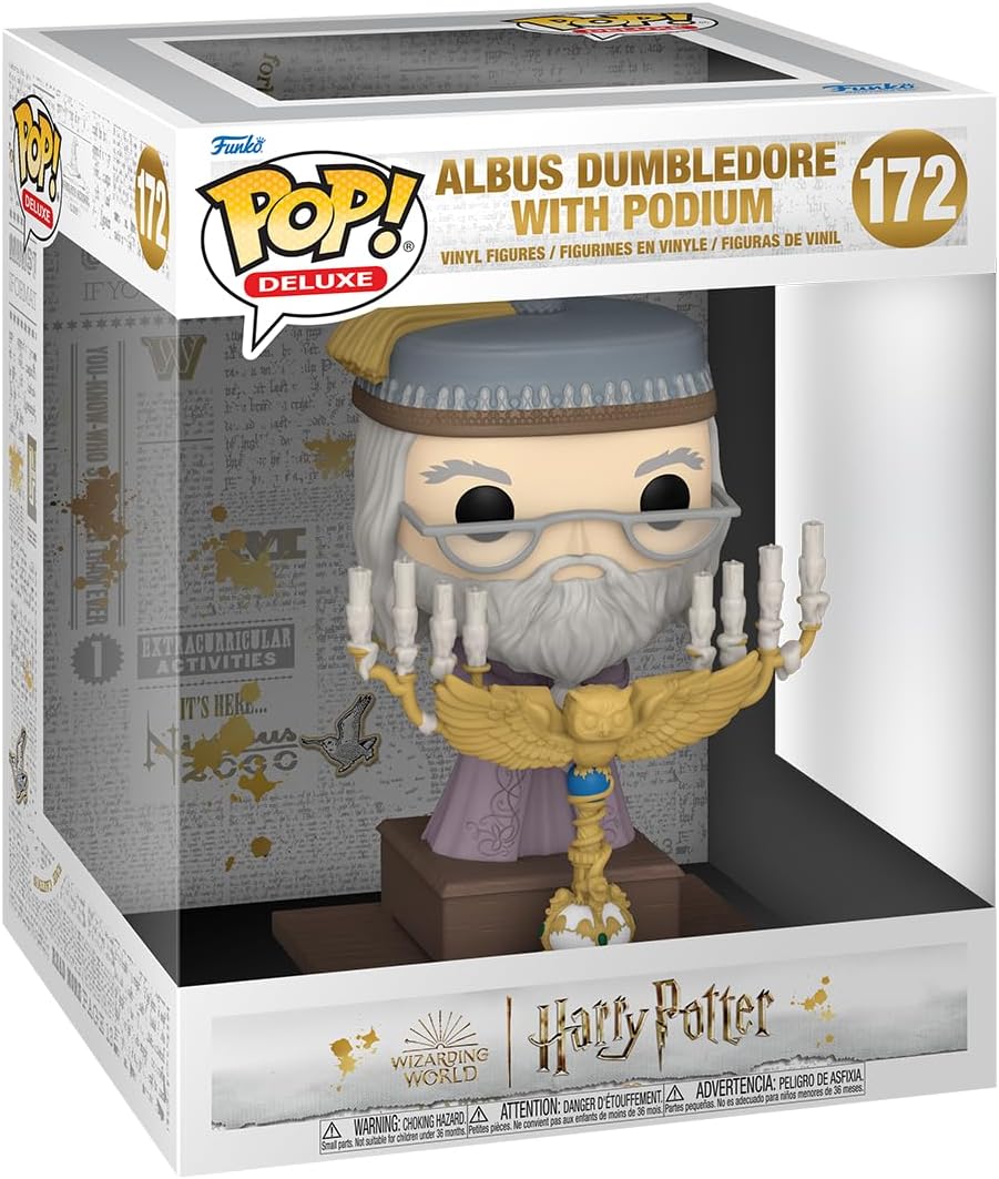 Funko POP! Deluxe: Harry Potter Prisoner Of Azkaban - Albus Dumbledore With Podi