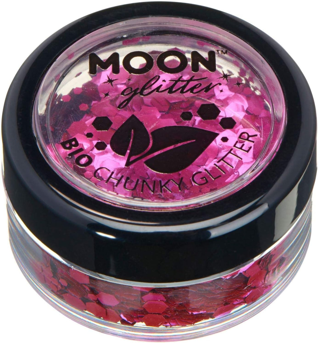 Moon Glitter - Biodegradable Eco Chunky Glitter Cosmetic Bio Festival Makeup Glitter (G13856)