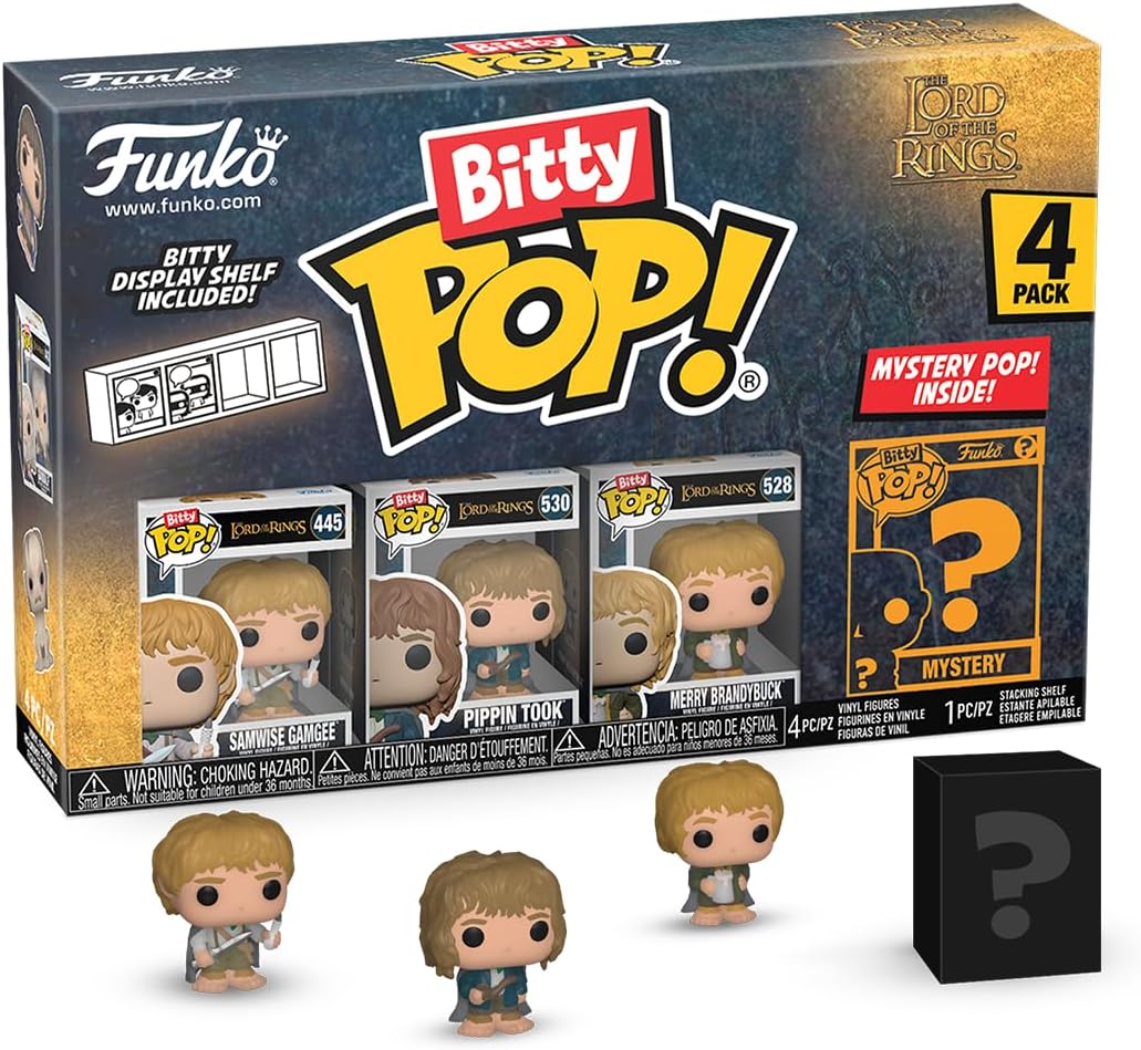 Funko Lord of the Rings Samwise Bitty Pop! 4PK with Mystery Mini Figure (75458)