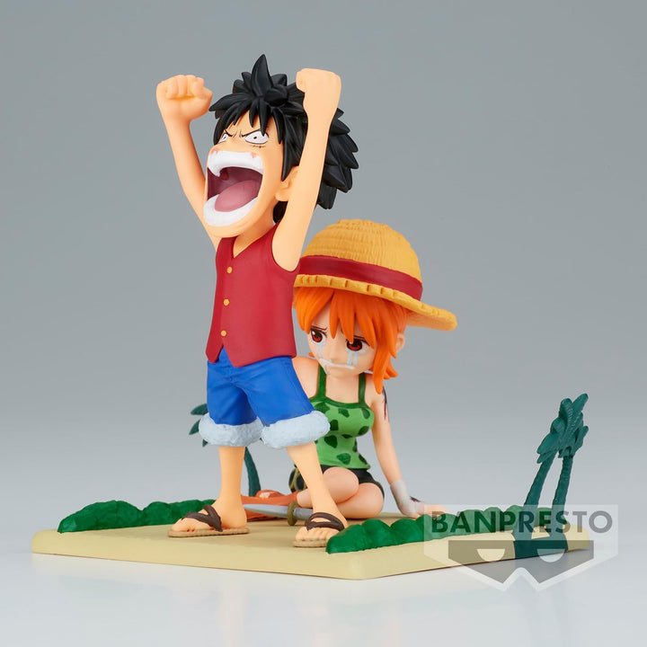 Banpresto - One Piece - Log Stories - Luffy & Nami, Bandai Spirits World Collect