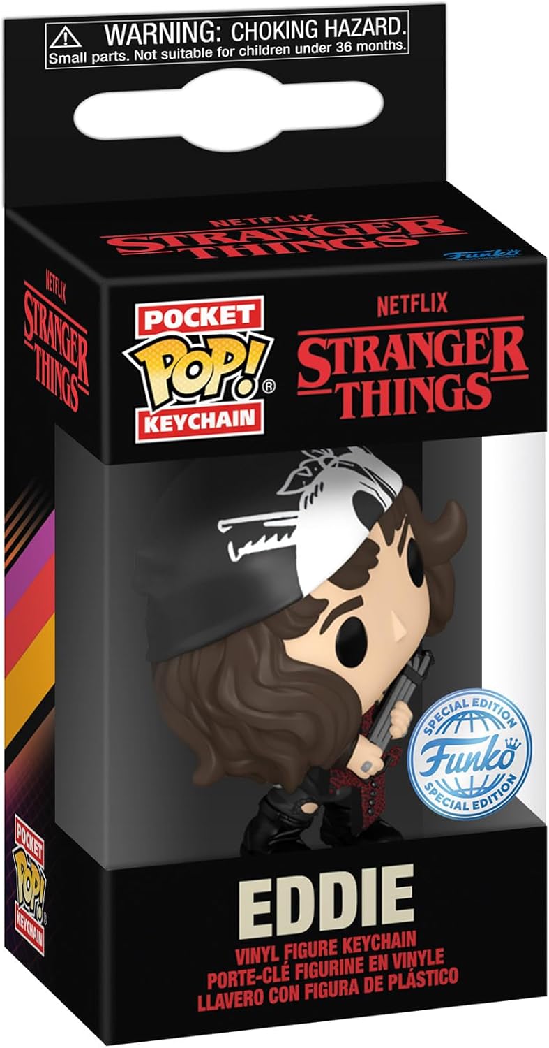 Funko POP! Keychain: Stranger Things - Eddie - Collectable Vinyl Mini Figure Nov