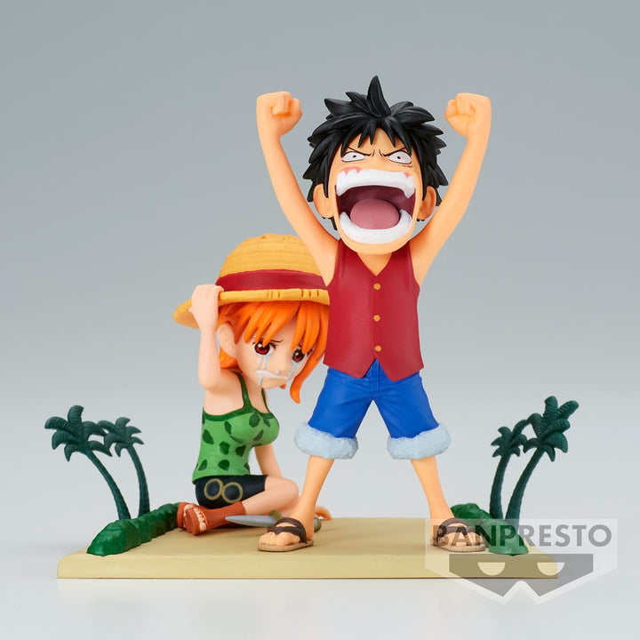 Banpresto - One Piece - Log Stories - Luffy & Nami, Bandai Spirits World Collect