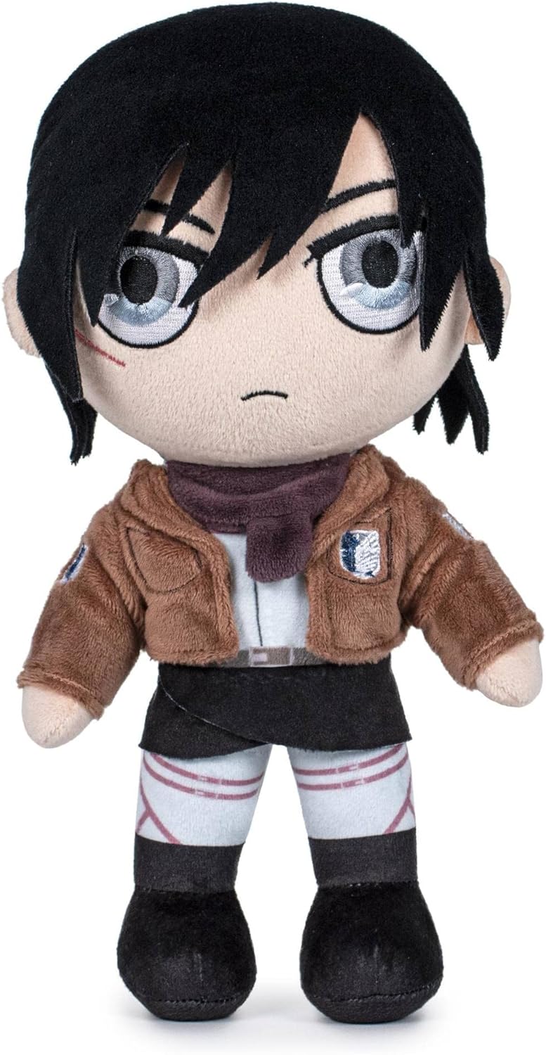 Play by Play Attack on Titan Mikasa Plush Toy - Soft Anime Collectible for Fans