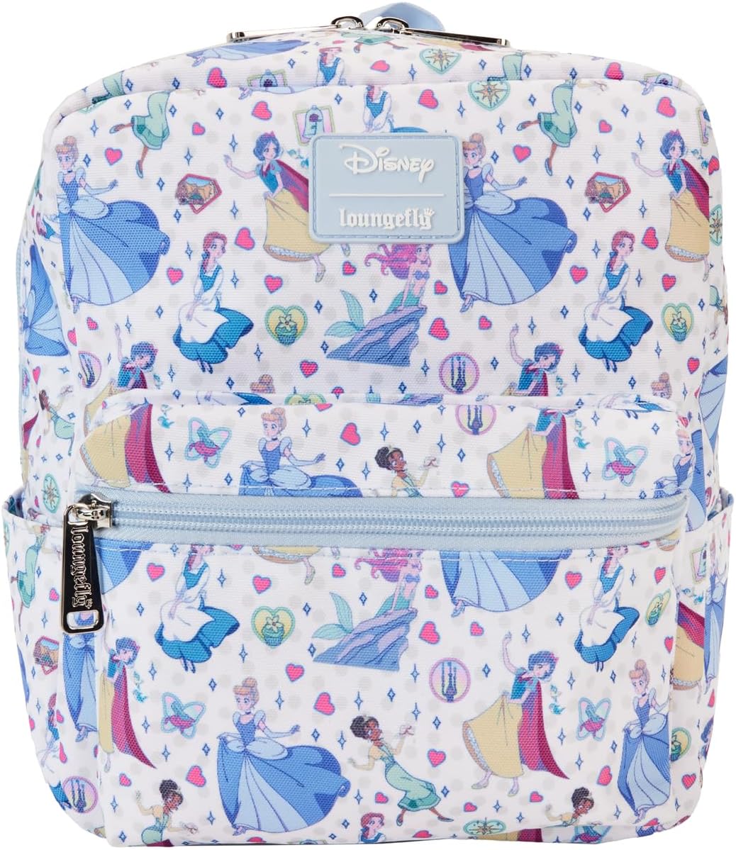 Loungefly Disney Princess Manga Style AOP Nylon Mini Backpack (LOUWDBK3604)