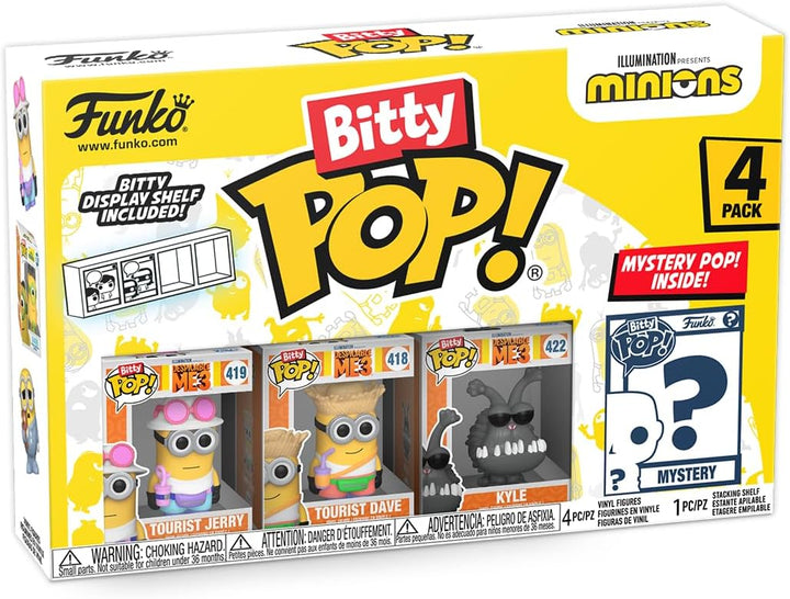 Funko Bitty POP! Minions and A Surprise Mystery Mini Figure - 0.9 Inch (2.2 Cm)