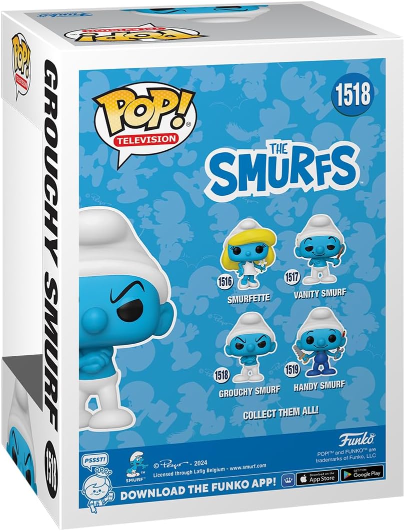 Funko POP! TV: Smurfs - Grouchy Smurf - SMURFS - Collectable Vinyl Figure - Gift