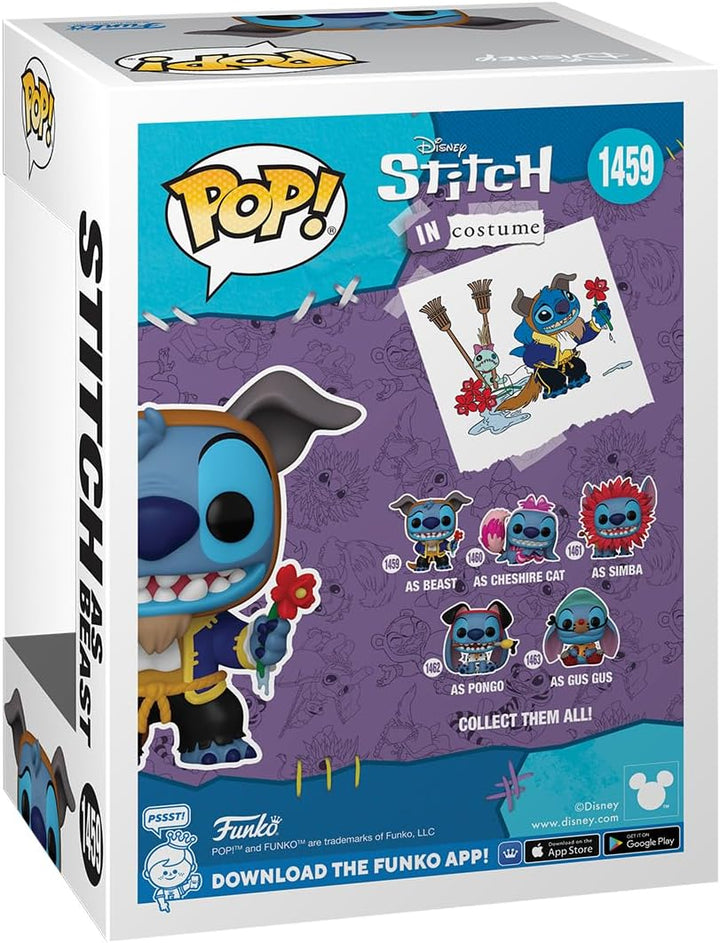 Funko POP! Disney: Stitch Costume - Beast - Lilo and Stitch - Collectable Vinyl