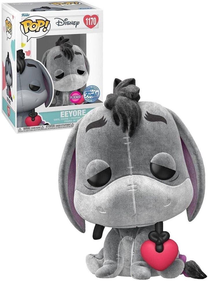 Funko Pop! Disney - Eeyore with Heart Flocked Vinyl Figure (FUN60312)