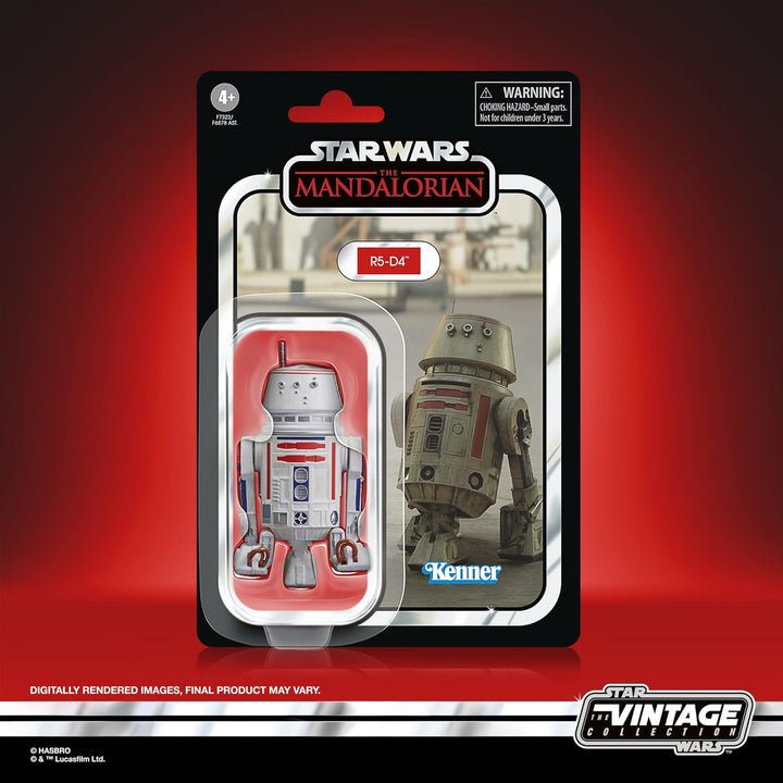 Star Wars The Vintage Collection R5-D4 Action Figure - Star Wars: The Mandalorian Inspired Collectible