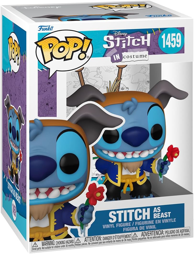 Funko Pop! Disney Lilo and Stitch - Stitch as Beast Vinyl Figure (75162)