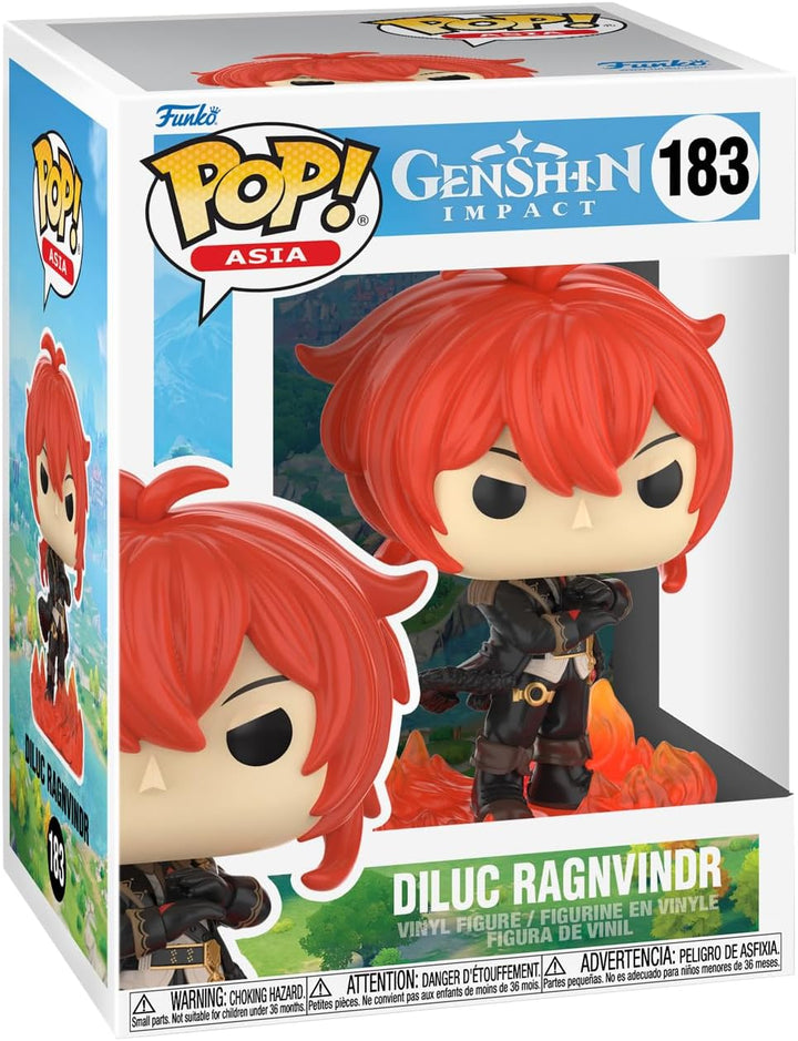 Funko Pop! Games: Genshin Impact - Diluc Ragnvindr - Pop! Asia - Collectable Vin