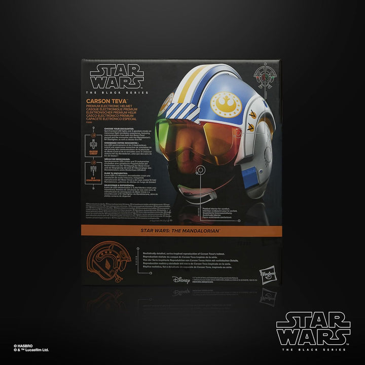 Hasbro Star Wars The Black Series The Mandalorian - Carson Teva Electronic Helmet (F9180)