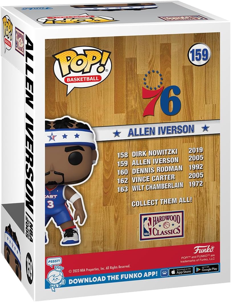 Funko POP! NBA: Legends - Allen Iverson Iverson - (2005) - NBA Legends - Colle