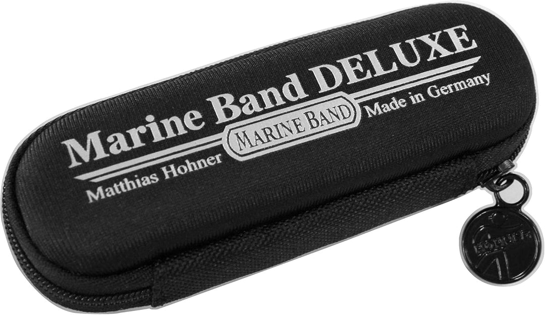 Hohner Marine Band Deluxe M200501X C Harmonica - Professional Grade, Handmade in Germany