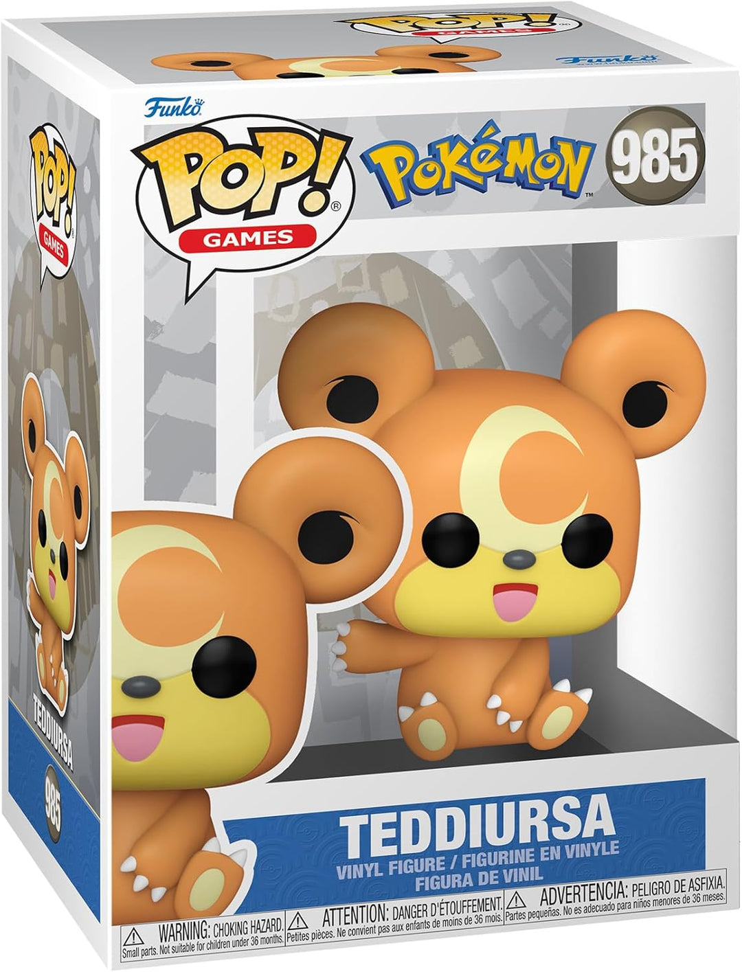 Funko Pop! Games Pokemon - Teddiursa Vinyl Figure (70936)