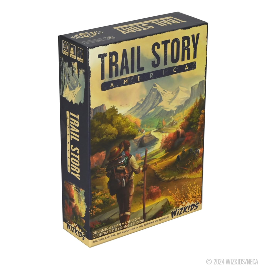 Trail Story: America - WizKids Board Game for Strategy and Adventure Enthusiasts