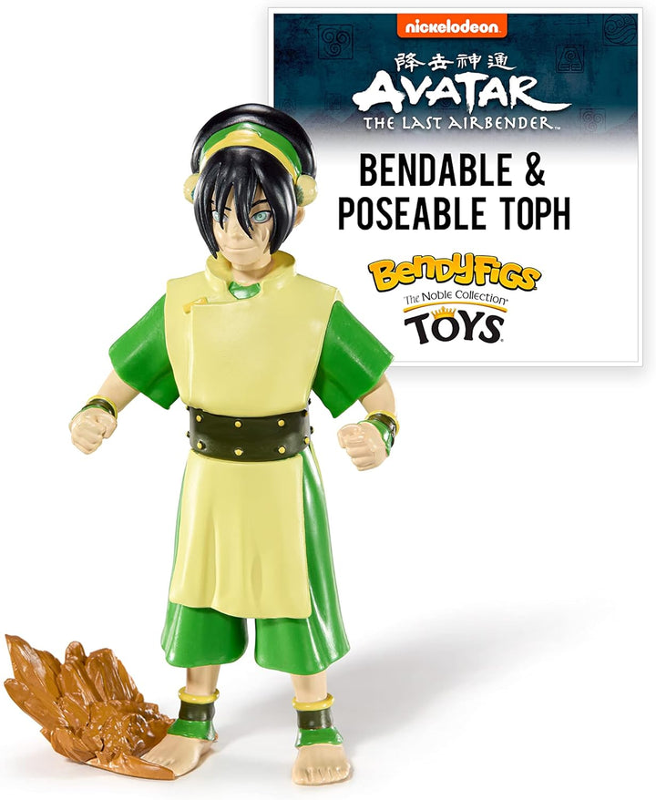 BendyFigs The Noble Collection Avatar: The Last Airbender - Toph Bendable Posable Collectible Figure (144028)